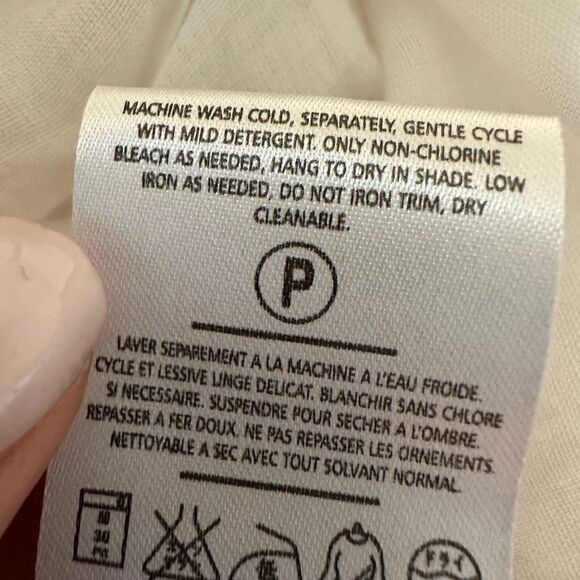 VOLCOM Women’s Best Fest Handkerchief Hem Strappy Sundress White/Gray Size Small - Picture 16 of 16